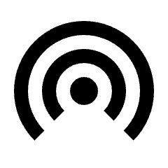 Wifi Tethering Fill Icon from Outlined Fill - Streamline Material Set