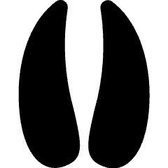 Animal Print Two Fingers Icon from Ultimate Bold Set