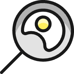 Animal Products Fried Egg Pan Icon from Ultimate Colors Set