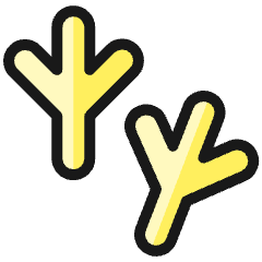 Animal Print Bird 2 Icon from Ultimate Colors Set