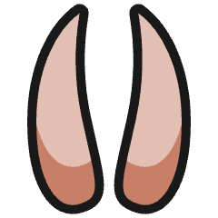 Animal Print Two Fingers Icon from Ultimate Colors Set