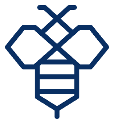 Bee Icon from Cyber Line Set