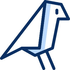 Bird 1 Icon from Cyber Duotone Set