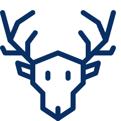 Deer Icon from Cyber Line Set