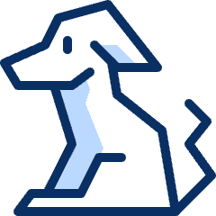 Dog 2 Icon from Cyber Duotone Set