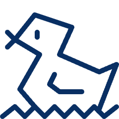 Duck 3 Icon from Cyber Line Set