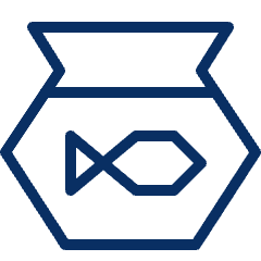 Fish Bowl Icon from Cyber Line Set