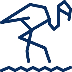 Flamingo 1 Icon from Cyber Line Set