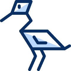 Flamingo 2 Icon from Cyber Duotone Set