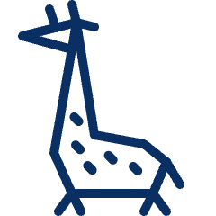 Giraffe Icon from Cyber Line Set