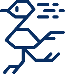 Ostrich Icon from Cyber Line Set