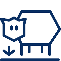 Sheep 1 Icon from Cyber Line Set