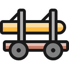 Antique Battering Ram Icon from Ultimate Colors Set