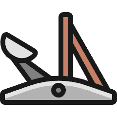 Antique Catapult 1 Icon from Ultimate Colors Set