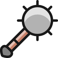 Antique Mace Icon from Ultimate Colors Set