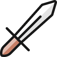 Antique Sword Icon from Ultimate Colors Set
