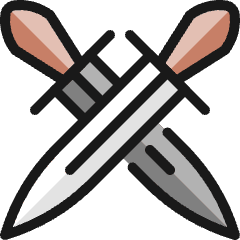 Antique Swords Icon from Ultimate Colors Set