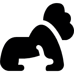 Gorilla 2 Icon from Ultimate Bold Set