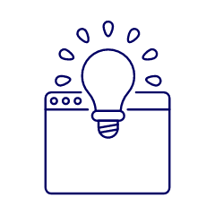 App Idea Illustration from UX Line Set