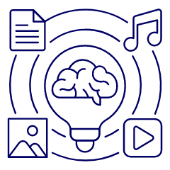 Content Ideas Illustration from UX Line Set