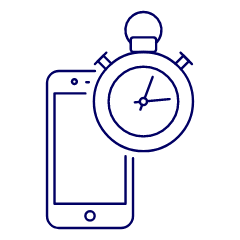 Phone Runtime Illustration from UX Line Set