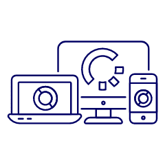 Responsive App Illustration from UX Line Set