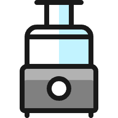 Appliances Food Processor Icon from Ultimate Colors Set