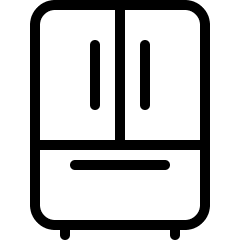 Appliances Fridge Double Door Icon from Ultimate Light Set