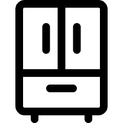 Appliances Fridge Double Door Icon from Ultimate Regular Set