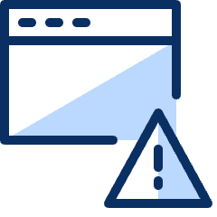 Window Alert Icon from Cyber Duotone Set