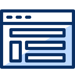 Window Application 8 Icon from Cyber Duotone Set