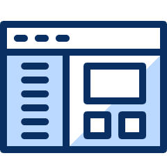 Window Application 9 Icon from Cyber Duotone Set