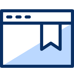 Window Bookmark Icon from Cyber Duotone Set