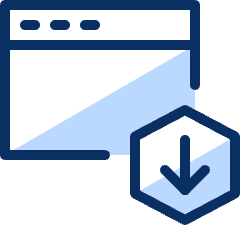 Window Download 2 Icon from Cyber Duotone Set