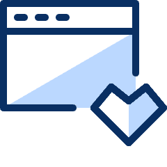 Window Favorite Heart Icon from Cyber Duotone Set