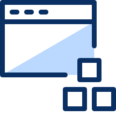 Window Module Icon from Cyber Duotone Set