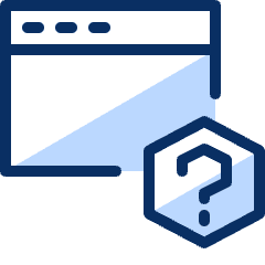 Window Question Icon from Cyber Duotone Set