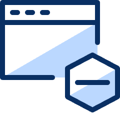 Window Subtract Icon from Cyber Duotone Set