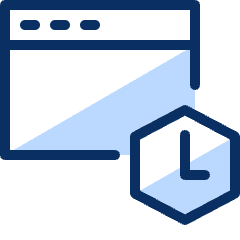 Window Timeout Icon from Cyber Duotone Set