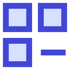 Application Remove Subtract Icon from Sharp Duo Set