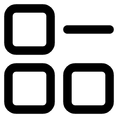Application Remove Subtract Icon from Core Line Set