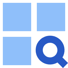 Application Search Icon from Sharp Flat Set