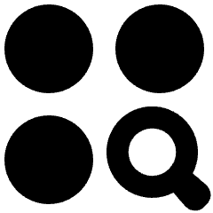 Plugin Module Search Icon from Plump Solid Set