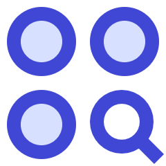 Plugin Module Search Icon from Sharp Duo Set