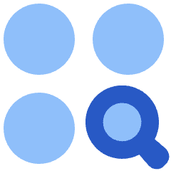 Plugin Module Search Icon from Plump Flat Set