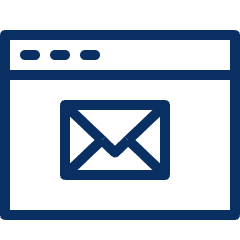 Window Email Icon from Cyber Line Set