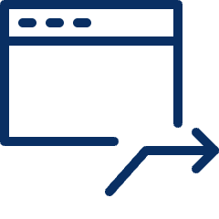 Window Forward Icon from Cyber Line Set