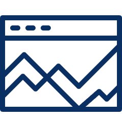 Window Graph Line Icon from Cyber Line Set