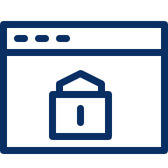 Window Lock 1 Icon from Cyber Line Set