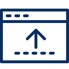 Window Reduce UP Icon from Cyber Line Set